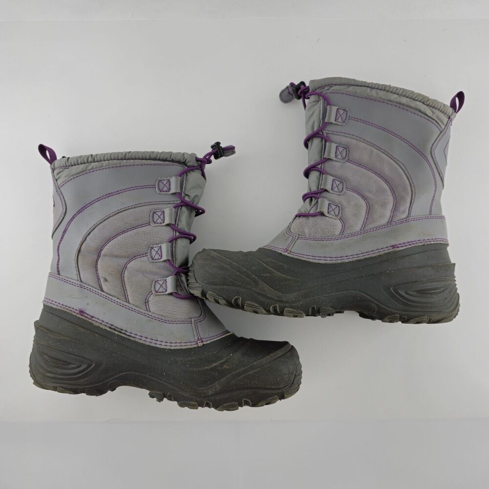 The North Face Girl's Alpenglow IV Lace Insulated Waterproof Winter Boots Size 7 - Picture 8 of 15